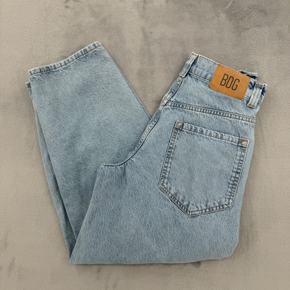 BDG Denim - BDG Women's Blue Rih‎ Extreme Baggy Mid-Rise Relaxed Fit Jeans Women's Size 25